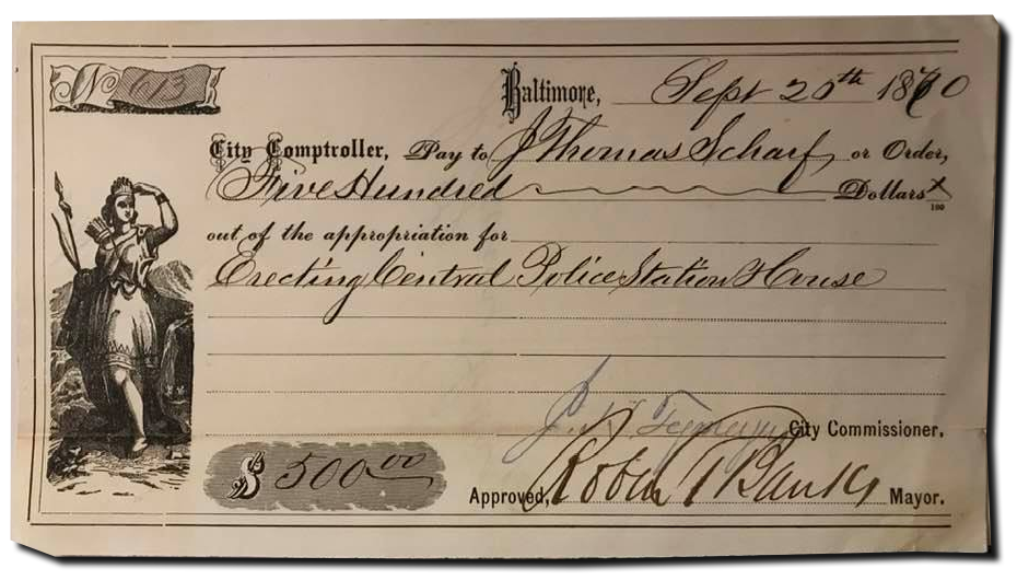 Central Erection Check 1870