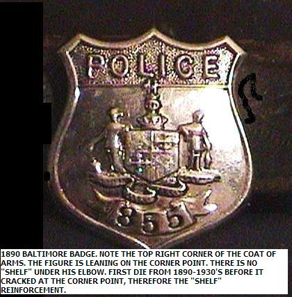 1890 baltimore police