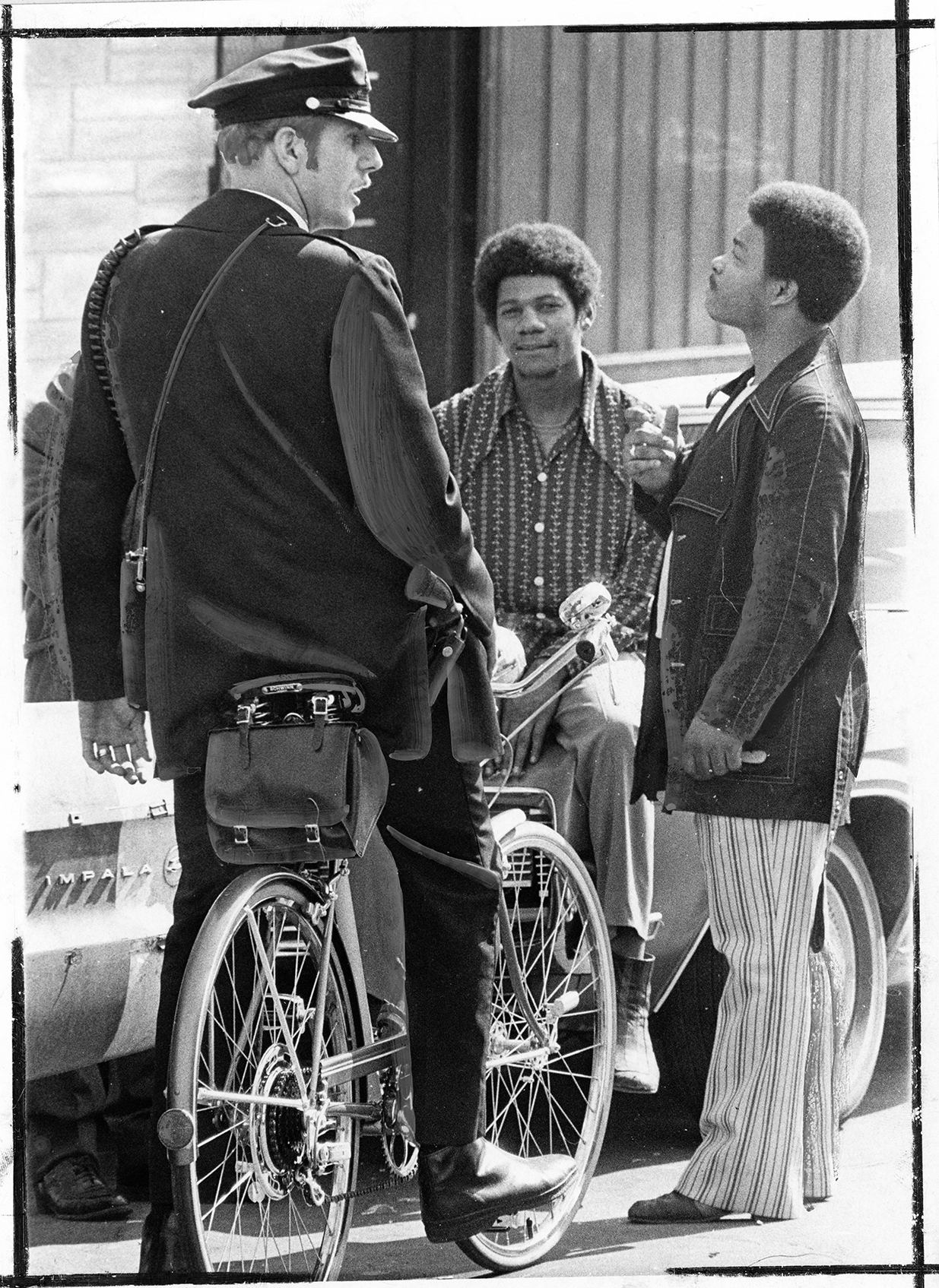 1 2 mar 1972 william tolson north ave bike patrol 1st Bike police 72