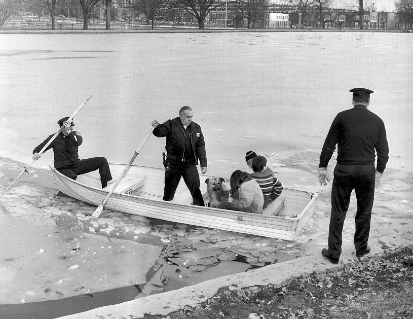 EVU Saves Kids and Dog From Thin Ice at Druid Lake